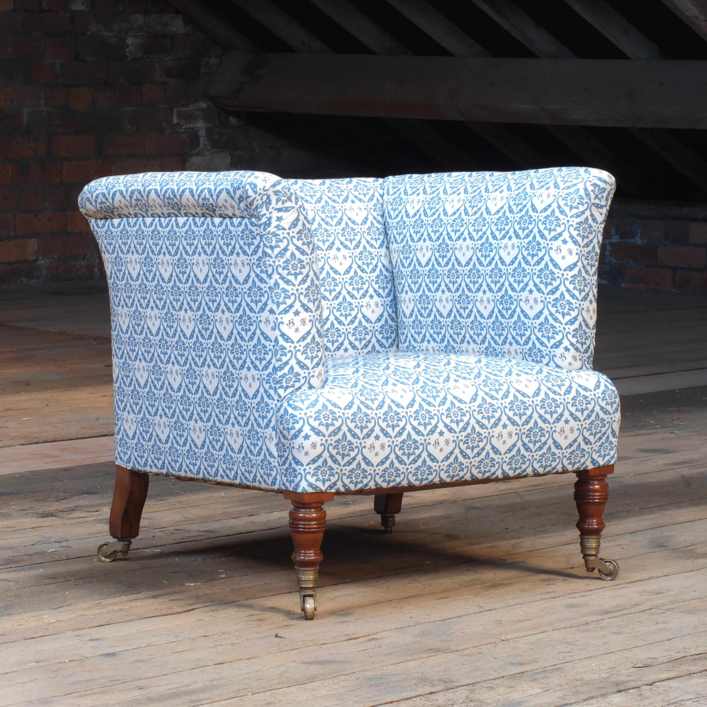 19th Century Bedroom Armchair by Howard & Sons, London In Good Condition In Batley, GB