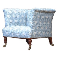19th Century Bedroom Armchair by Howard & Sons, London