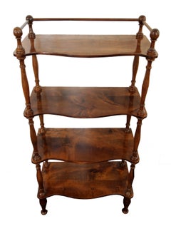 19th Century Beech Étagère, Polished Finish, Germany, Circa 1880