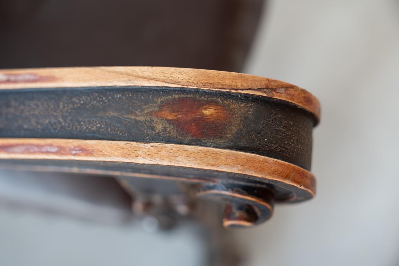 19th Century Beechwood, Metal, and Leather Throne For Sale 10