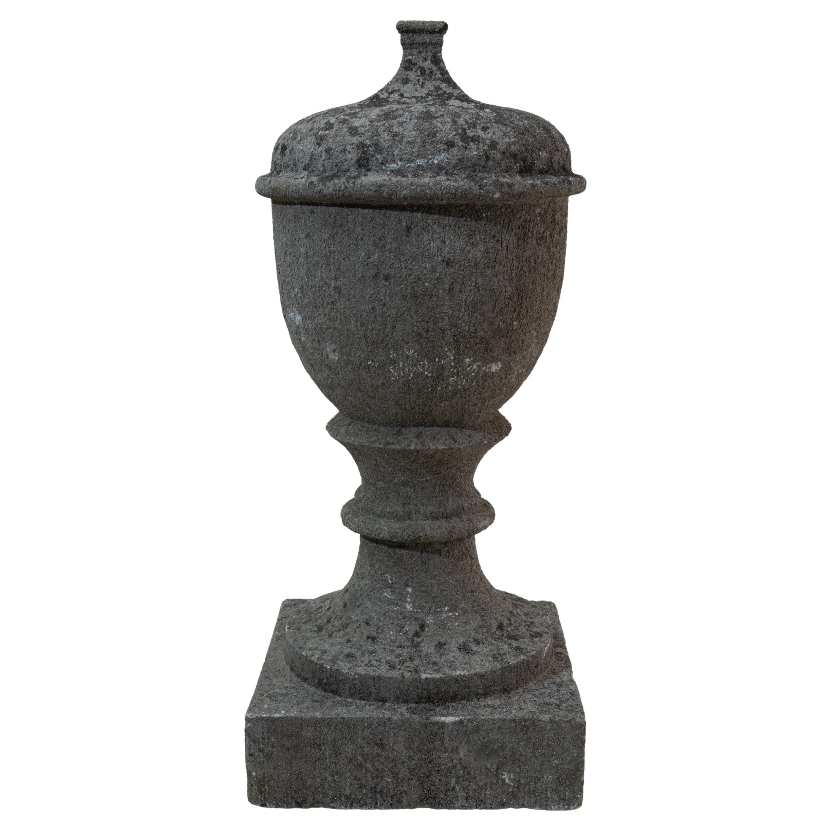 19th Century Belgian Bleu Stone Fenial For Sale