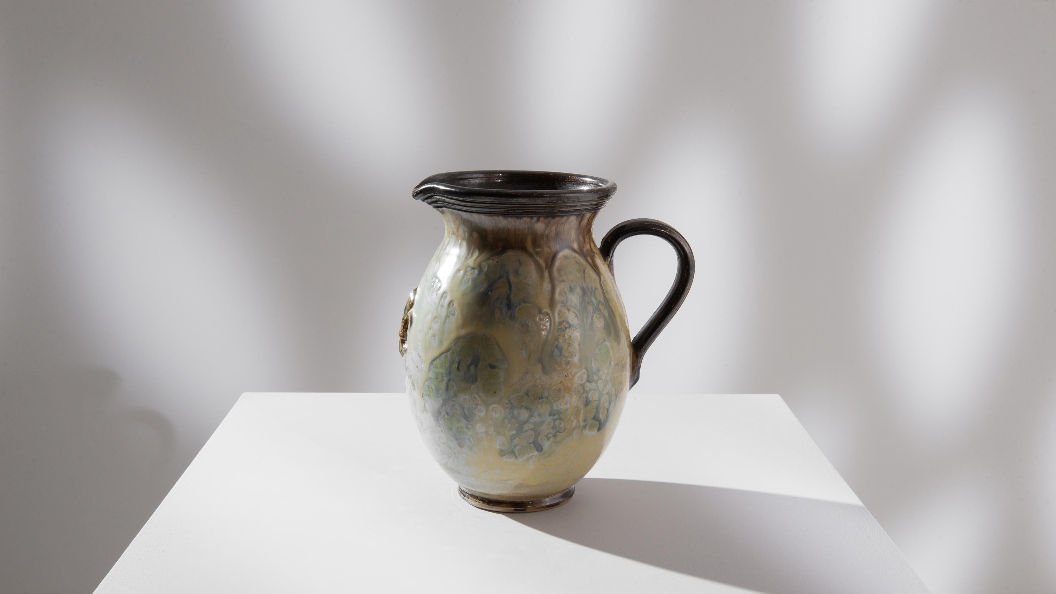 Belgischer Keramikkrug aus dem 19. Jahrhundert im Angebot 2