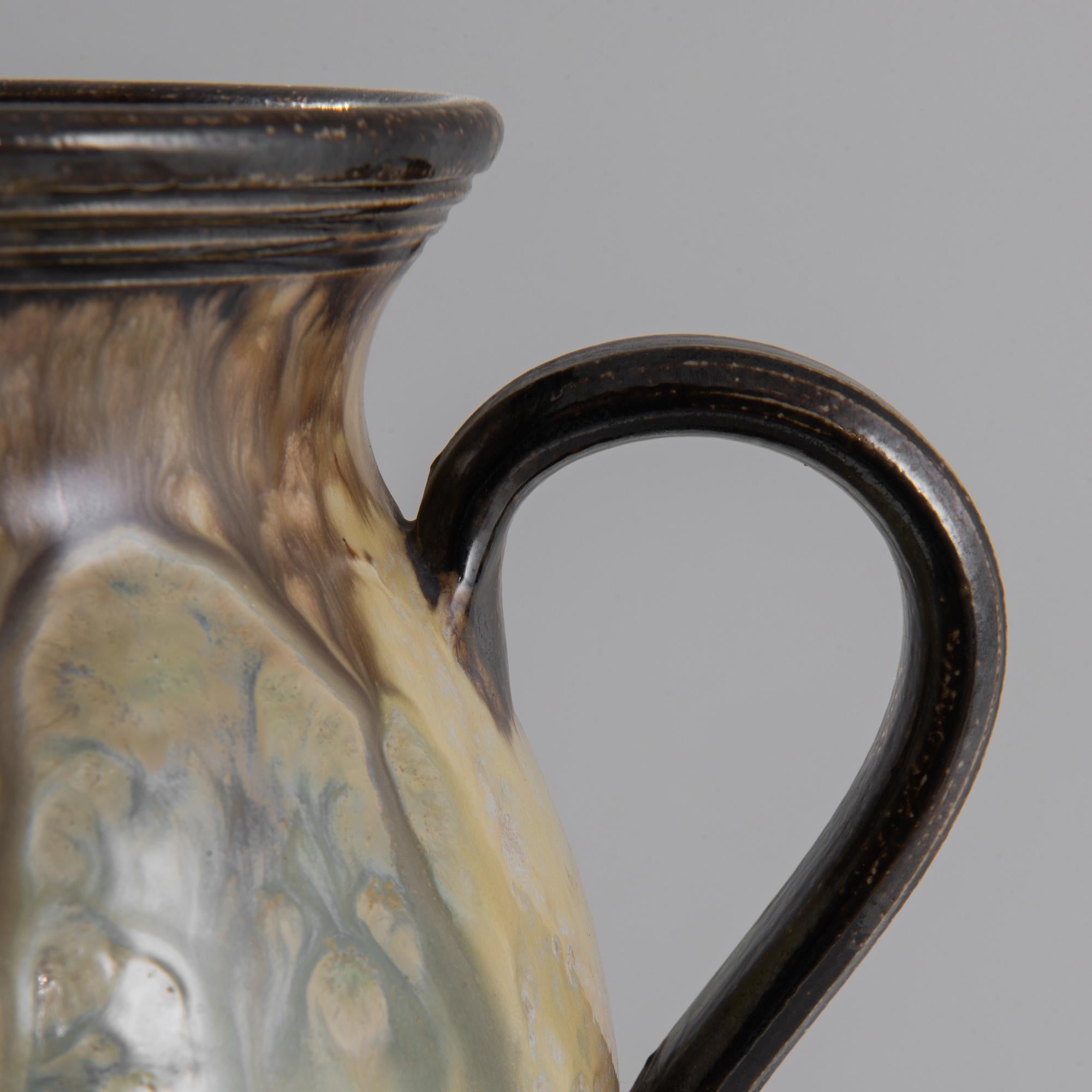 Belgischer Keramikkrug aus dem 19. Jahrhundert im Angebot 3