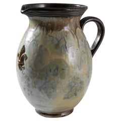 Belgischer Keramikkrug aus dem 19. Jahrhundert
