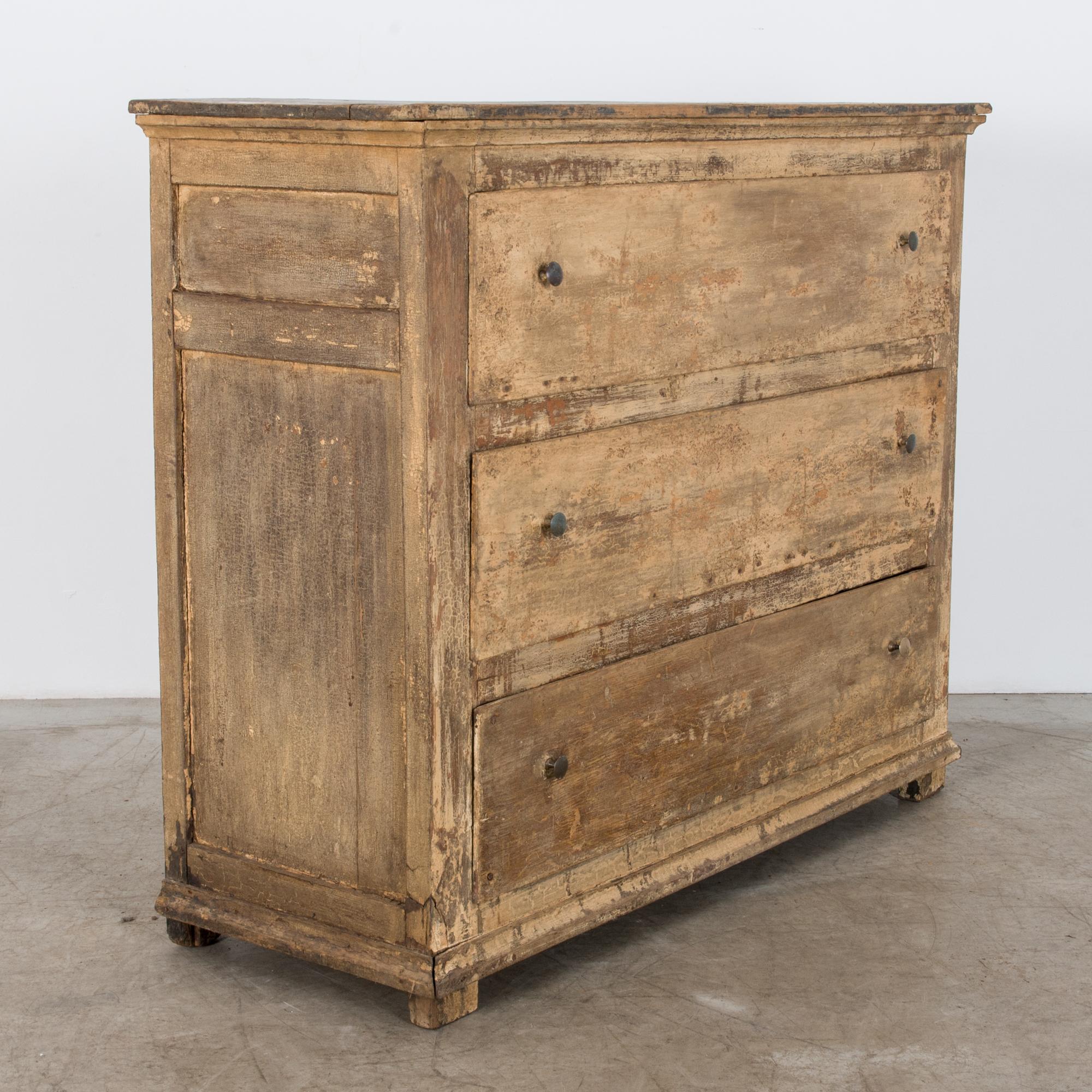 French Provincial 19th Century Belgian Chest of Drawers