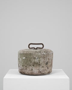 Fermaporta belga del XIX secolo in cemento