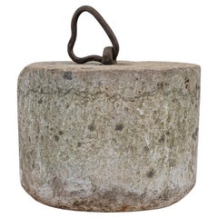 Antique 19th Century Belgian Concrete Door Stop