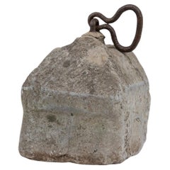 Antique 19th Century Belgian Concrete Door Stop