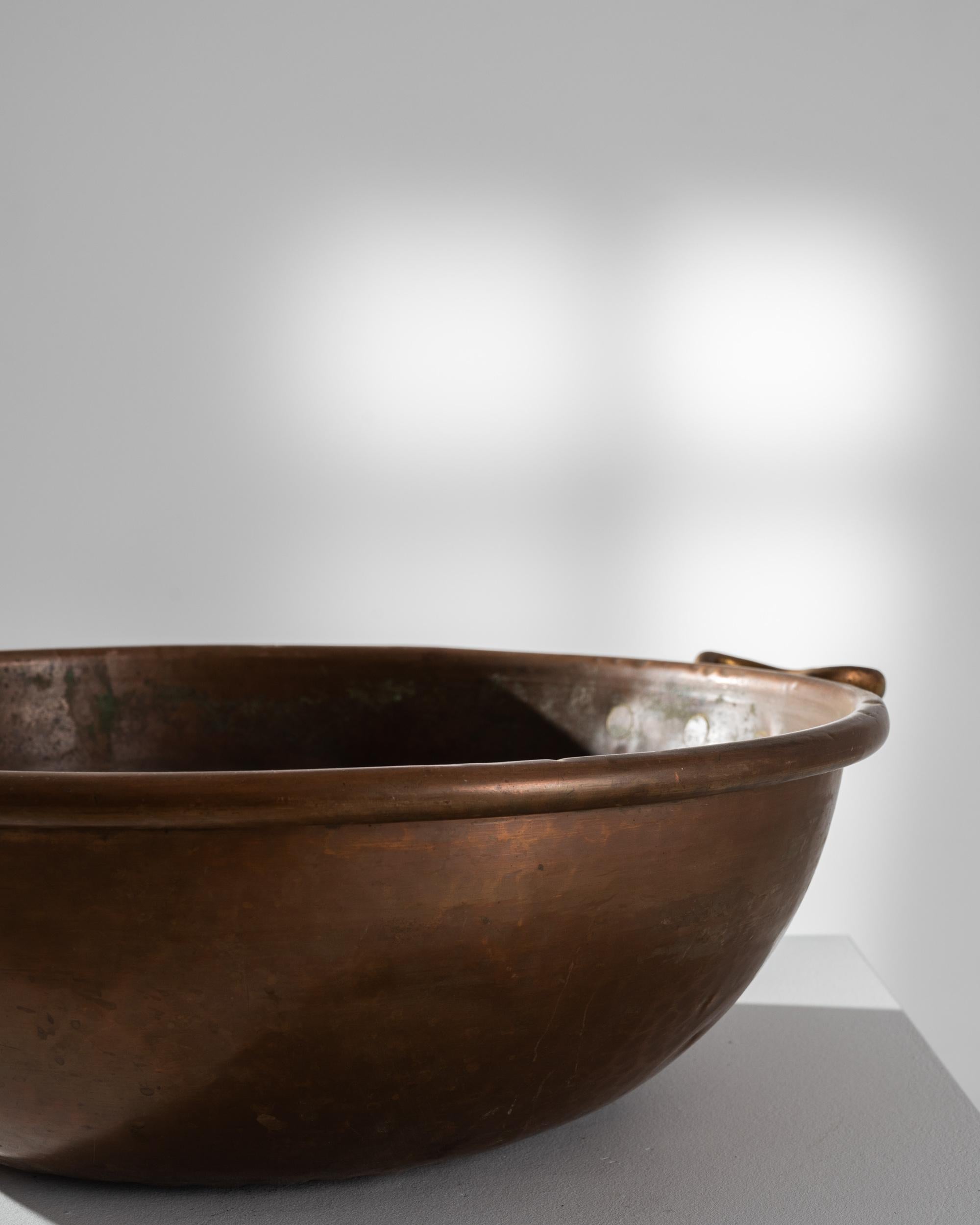 19th Century Belgian Copper Bowl 1