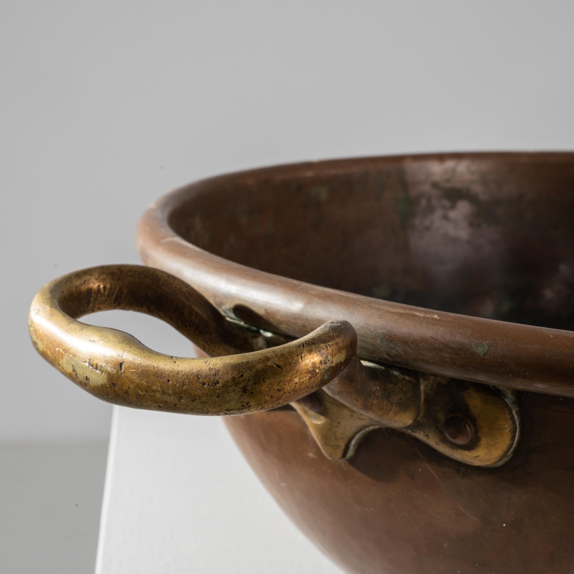 19th Century Belgian Copper Bowl 3