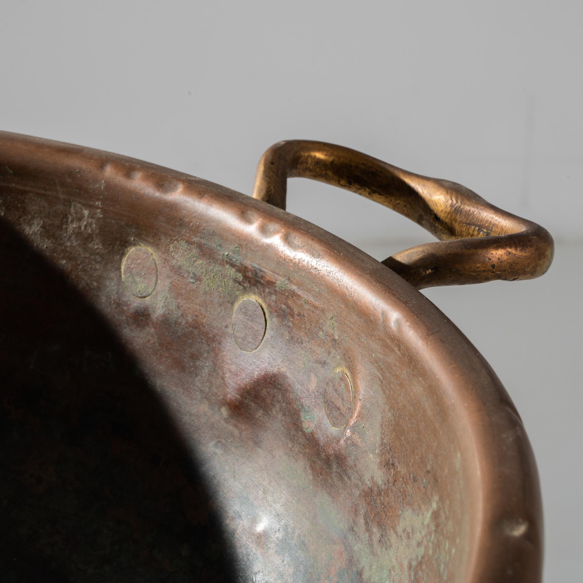 19th Century Belgian Copper Bowl 4