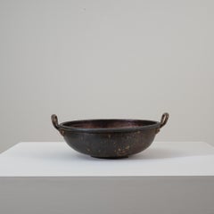 Pentola di rame belga del XIX secolo