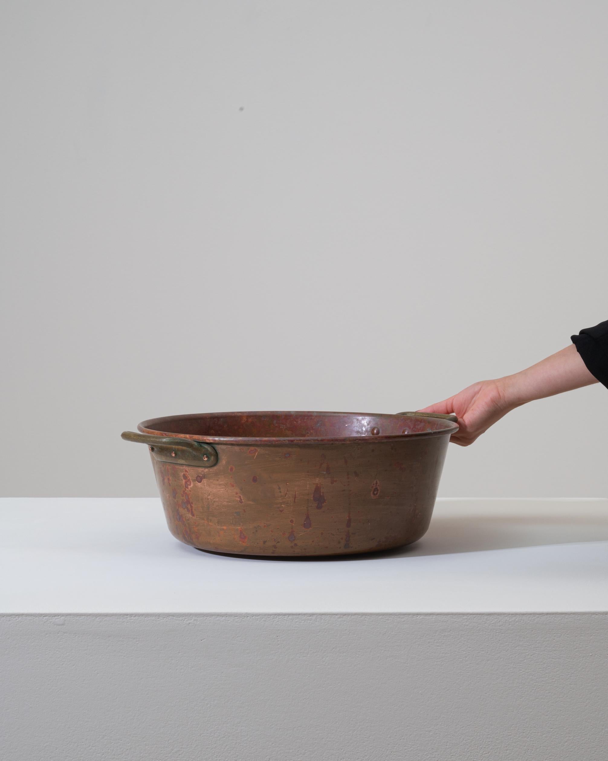 Rame Pentola di rame belga del XIX secolo in vendita