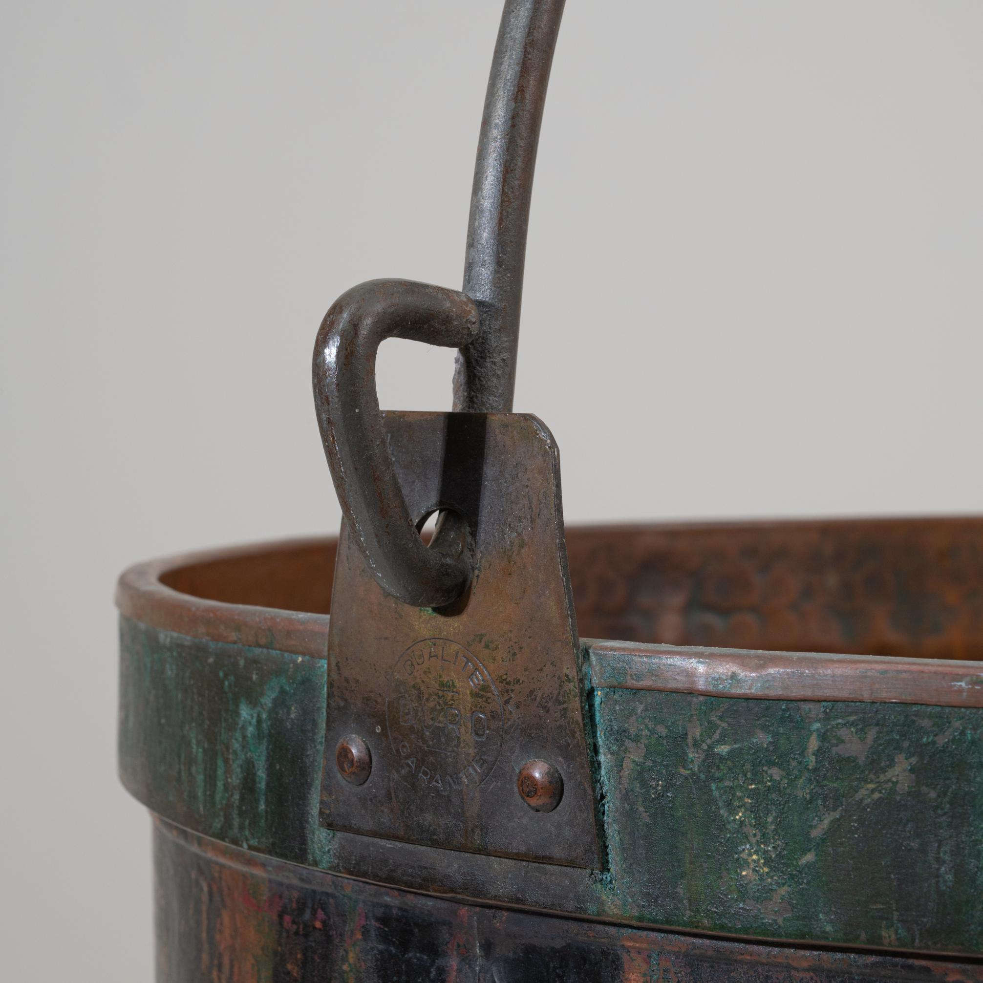 Rame Pentola di rame belga del XIX secolo in vendita