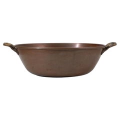 Pentola di rame belga del XIX secolo