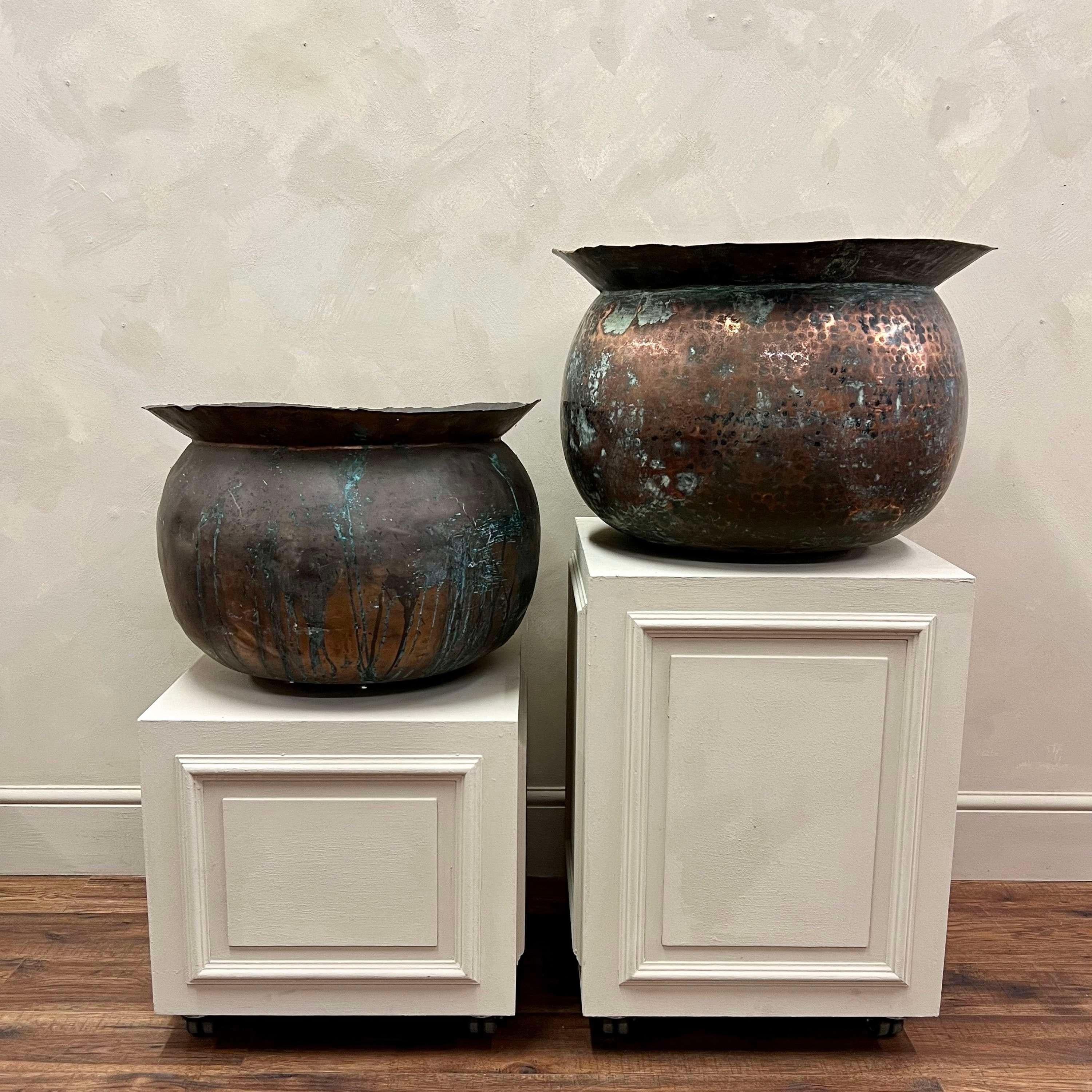 19th Century Belgian Copper Vats Planters For Sale 7