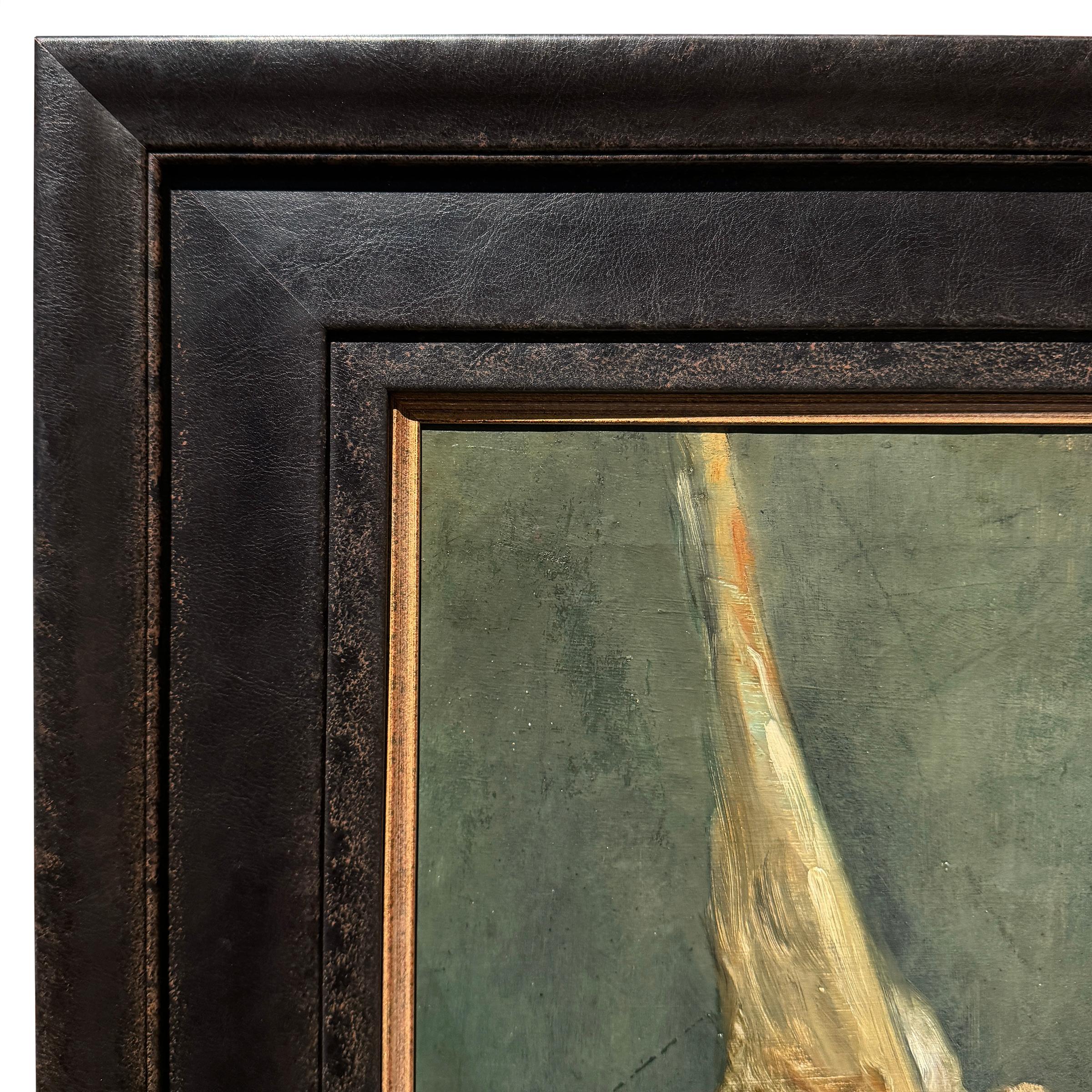 19th Century Belgian Hare Still Life Painting In Good Condition For Sale In Chicago, IL