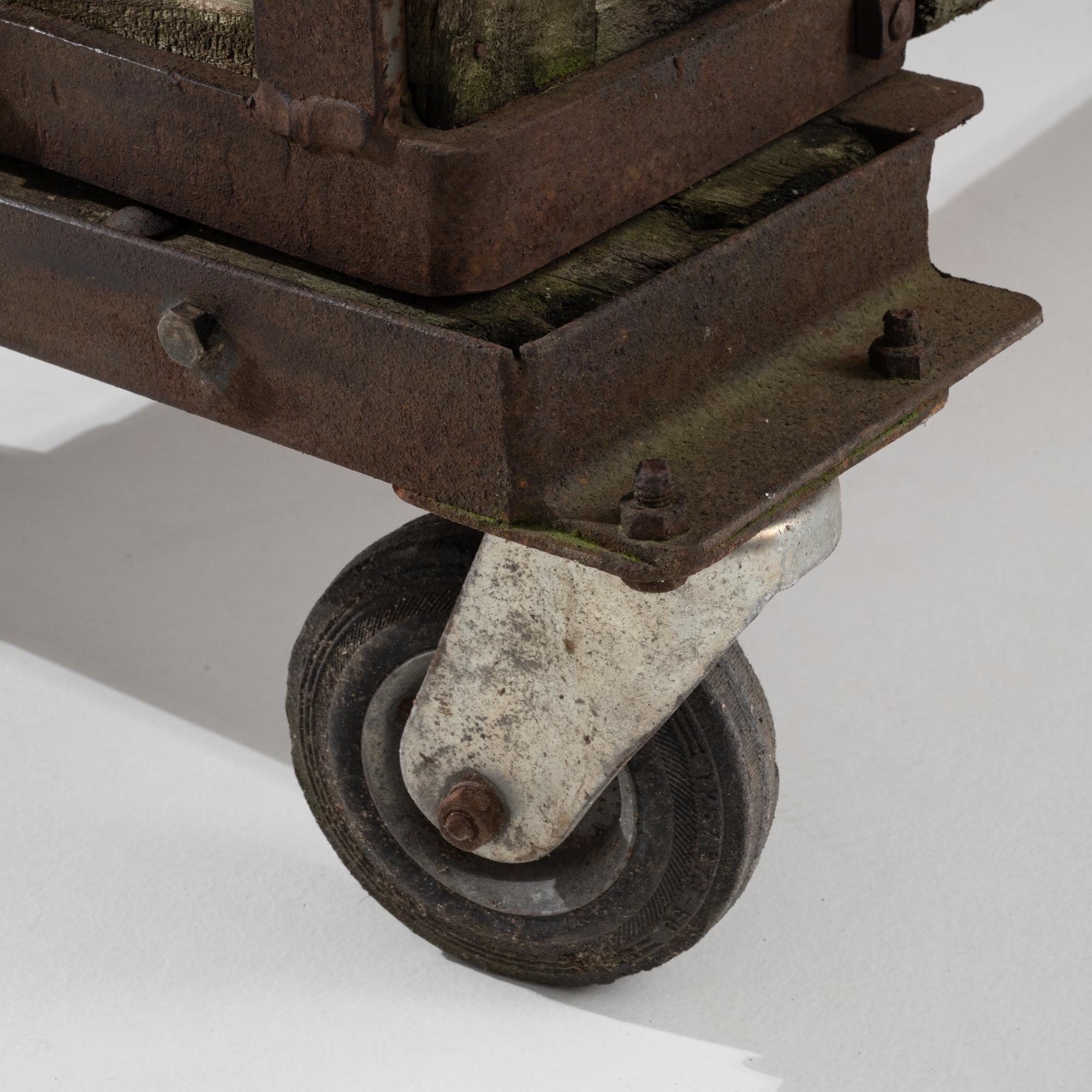 19th Century Belgian Industrial Cart 4