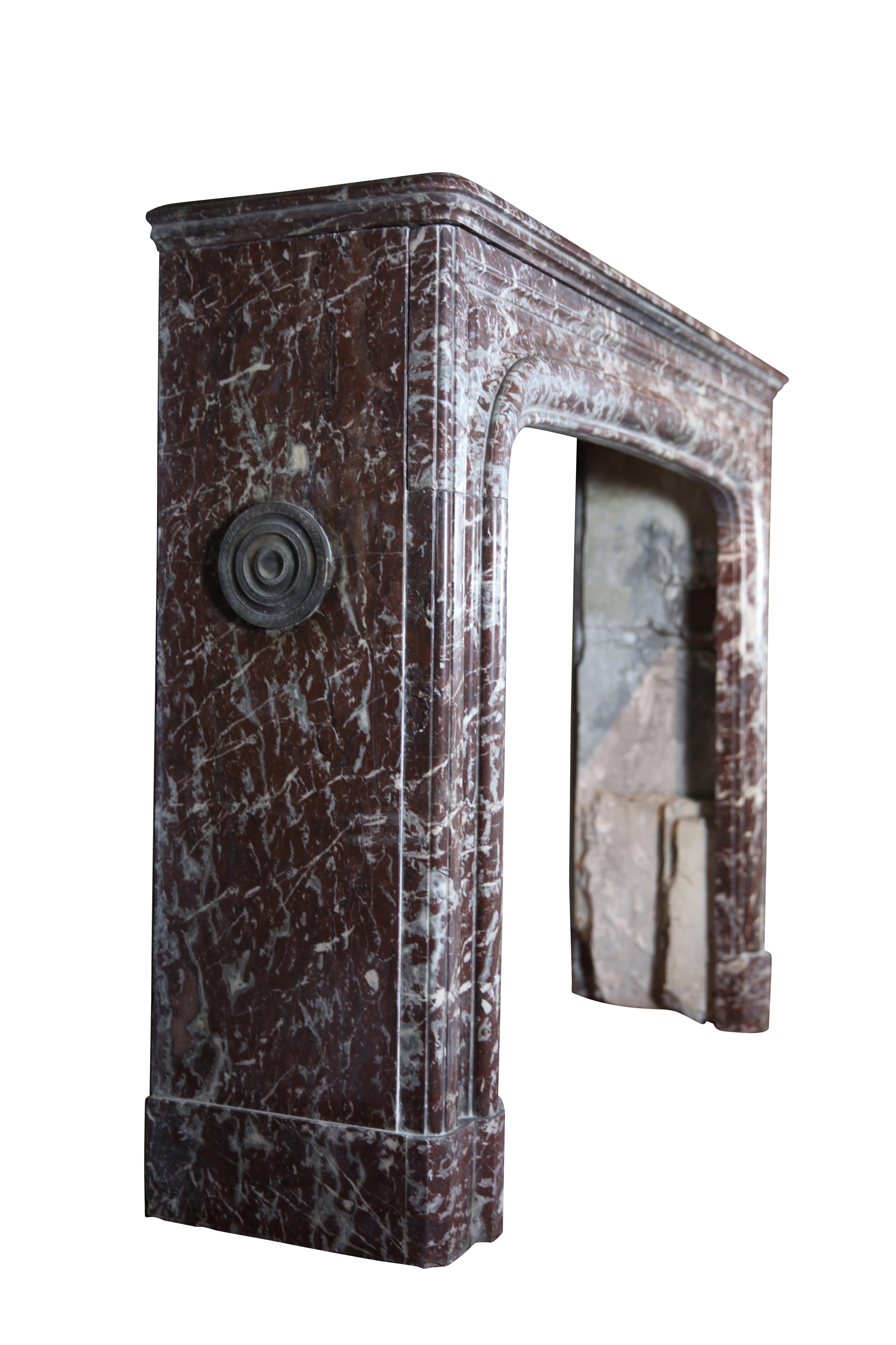 19th Century Belgian Marble Fireplace Surround For Sale 2