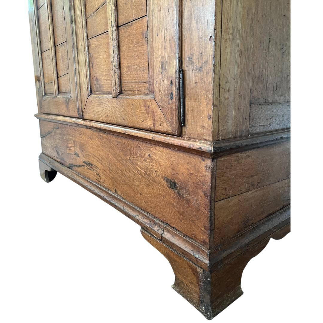 19th Century Belgian Oak Armoire Cabinet For Sale 4