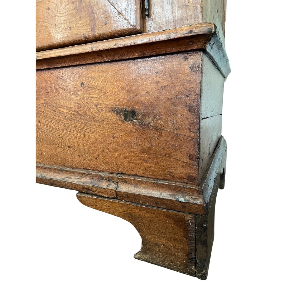 19th Century Belgian Oak Armoire Cabinet For Sale 5