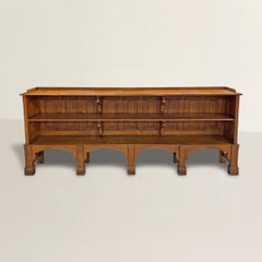 19th Century Belgian Oak Bookcase from Chateau De Leignon