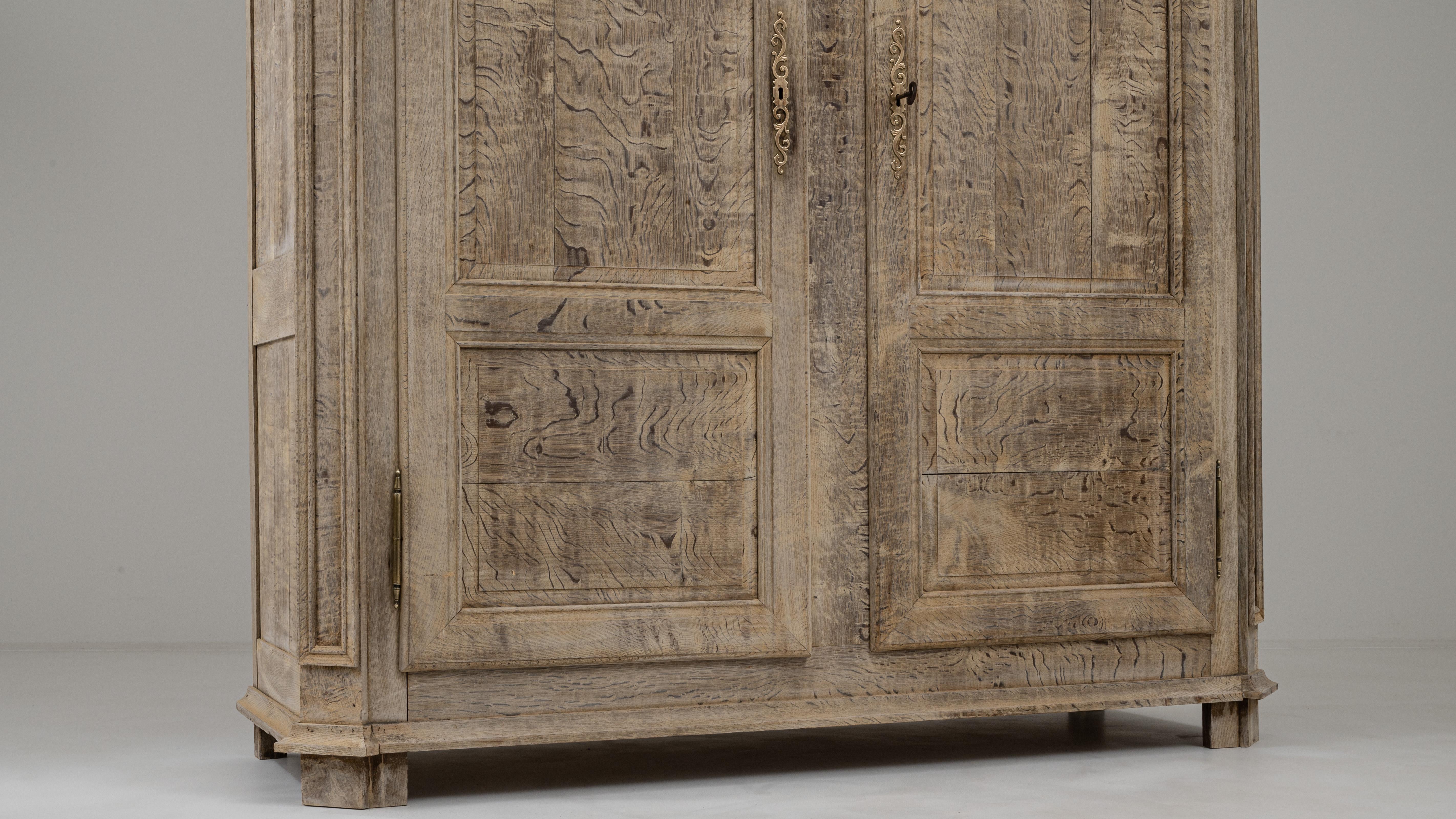 19th Century Belgian Oak Cabinet  For Sale 3