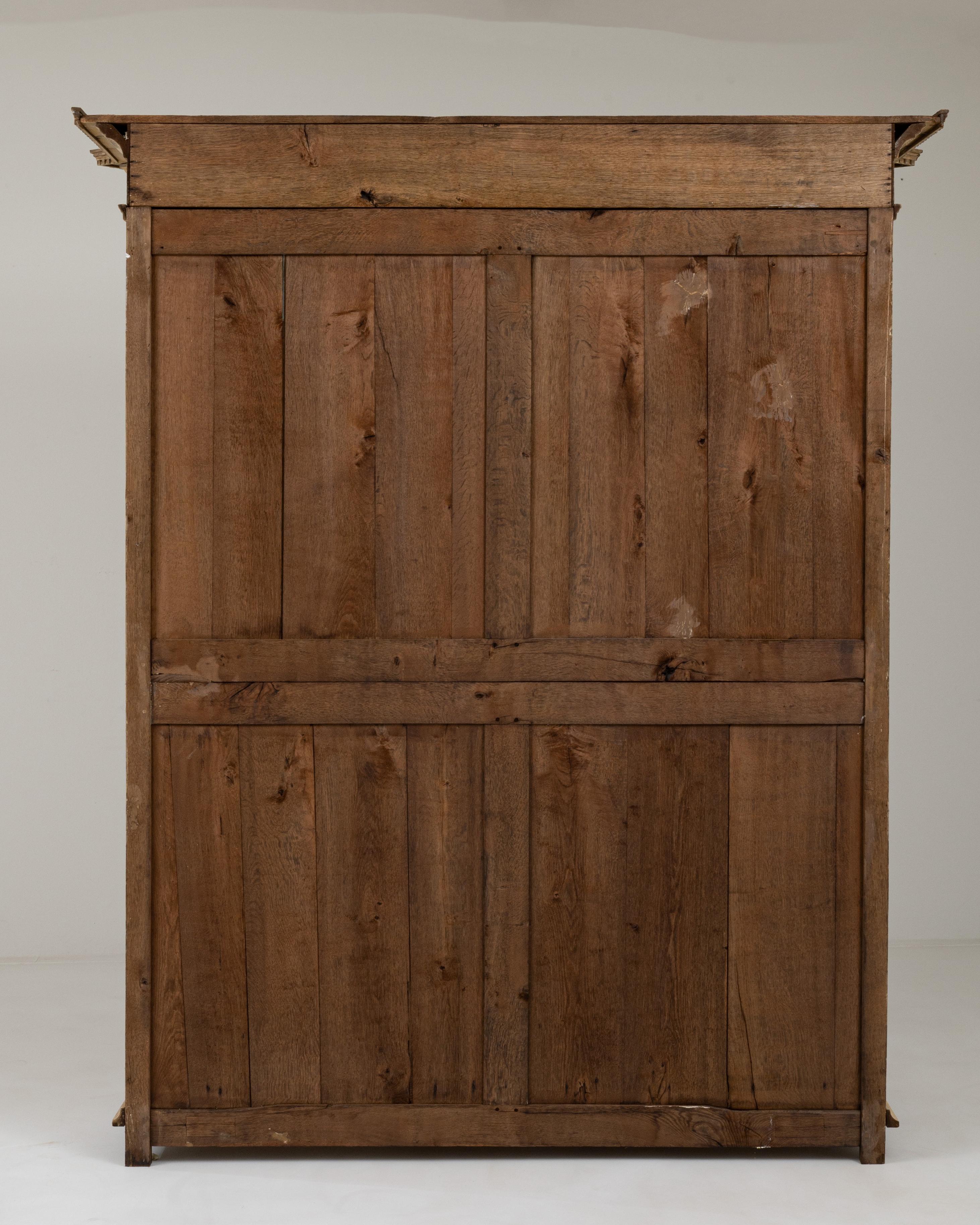 19th Century Belgian Oak Cabinet  For Sale 7