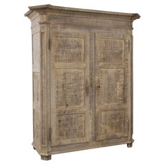 19th Century Belgian Oak Cabinet 