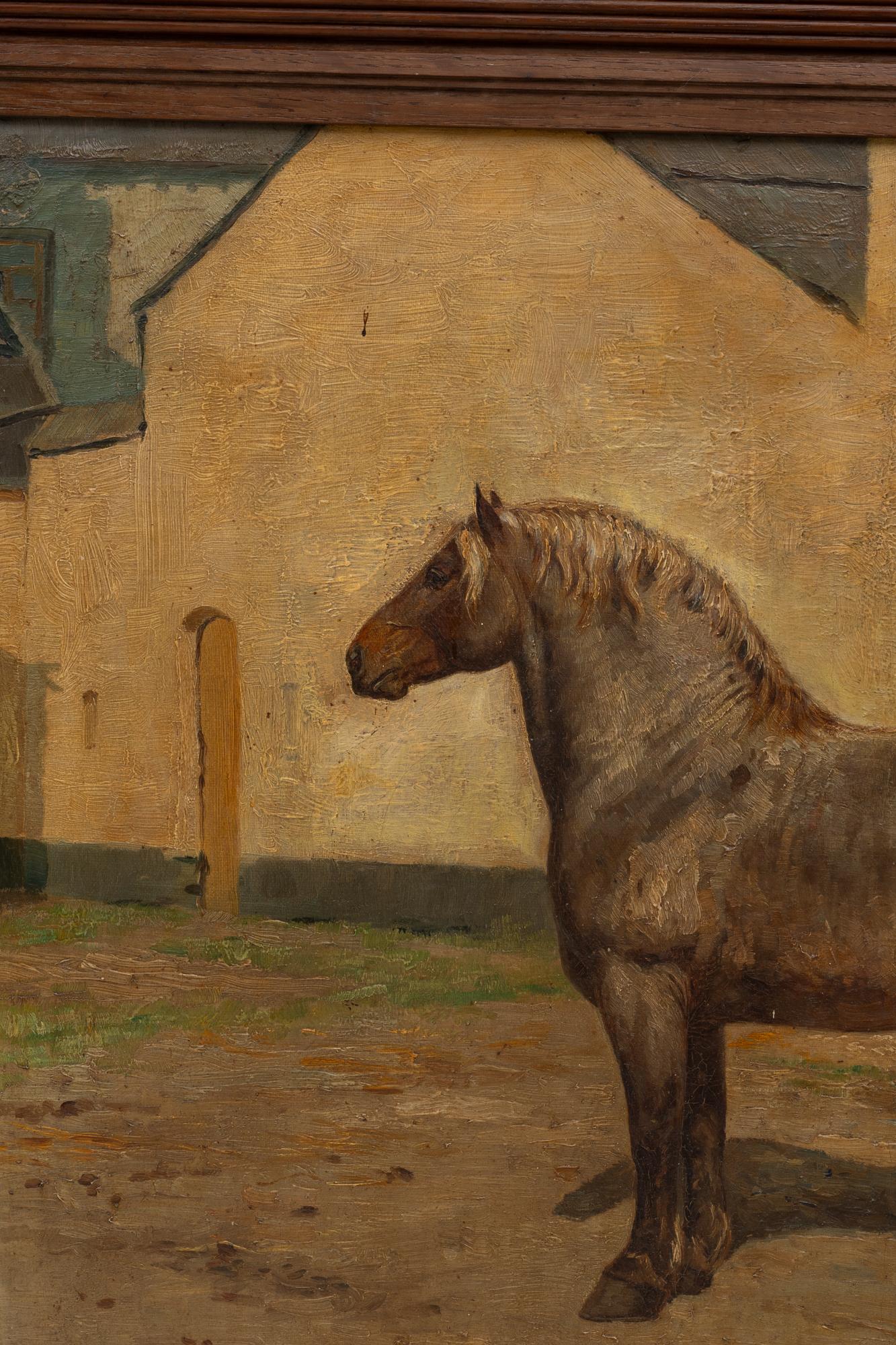 19th Century Belgian Painting For Sale 3