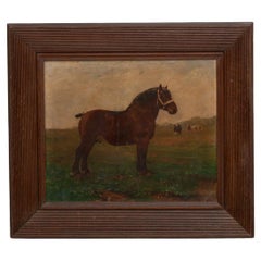 Antique 19th Century Belgian Painting
