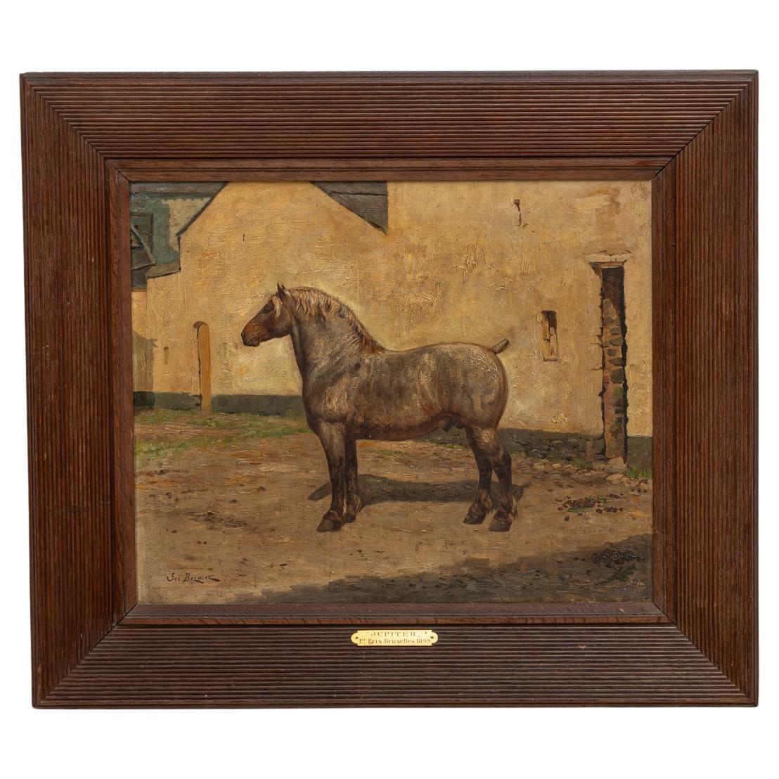 19th Century Belgian Painting For Sale