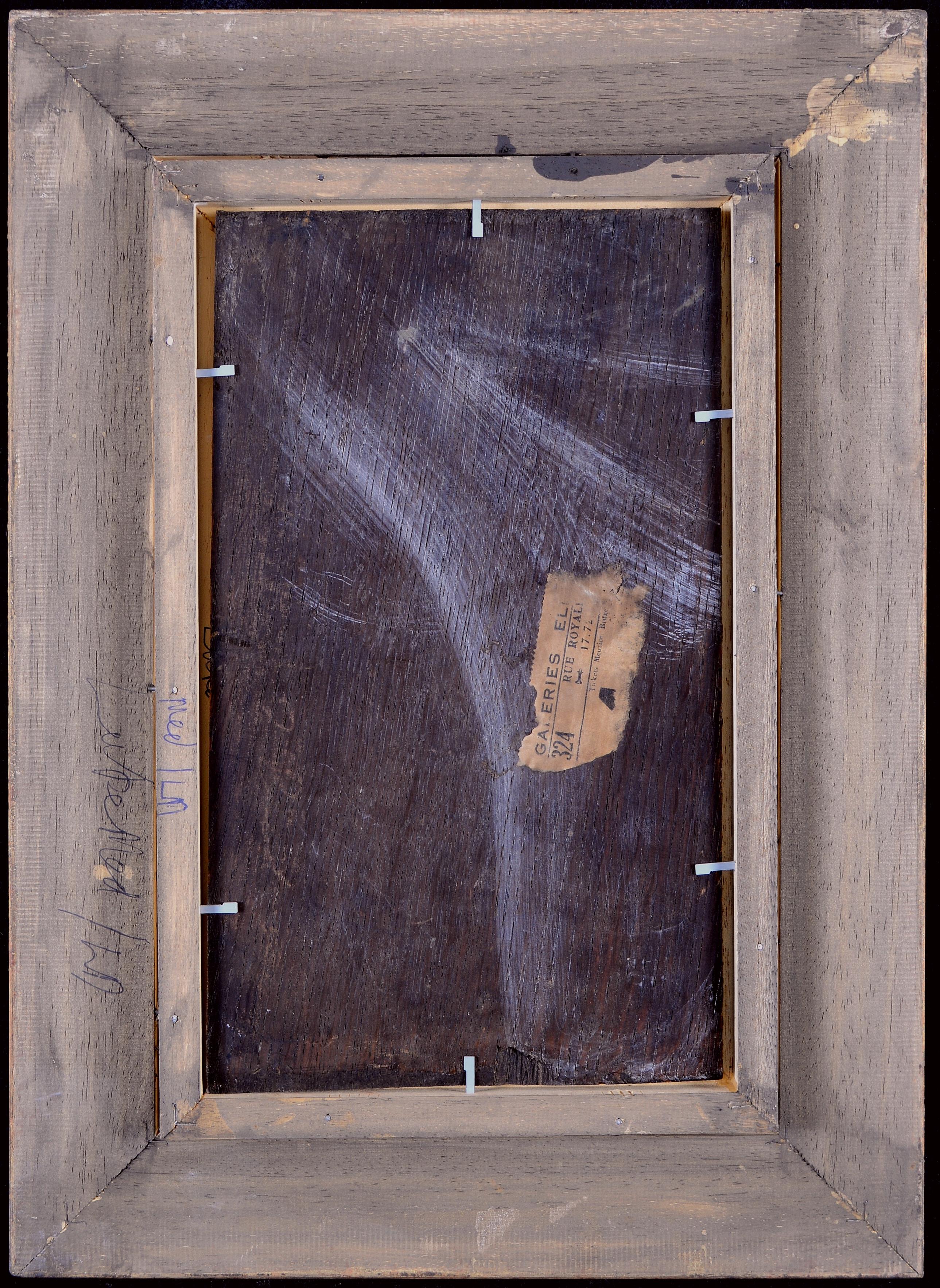 Nature Morte - Pittura ad olio antica belga del 19° secolo, natura morta di pesca di pesce in vendita 2