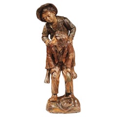 19th Century Belgian Terracotta Sculpture by Gustave Van Vaerenbergh