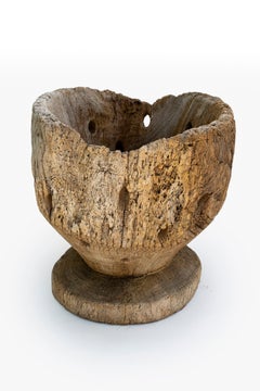 19th Century Belgian Weathered Wooden Drain/Planter