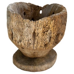 19th Century Belgian Weathered Wooden Drain/Planter