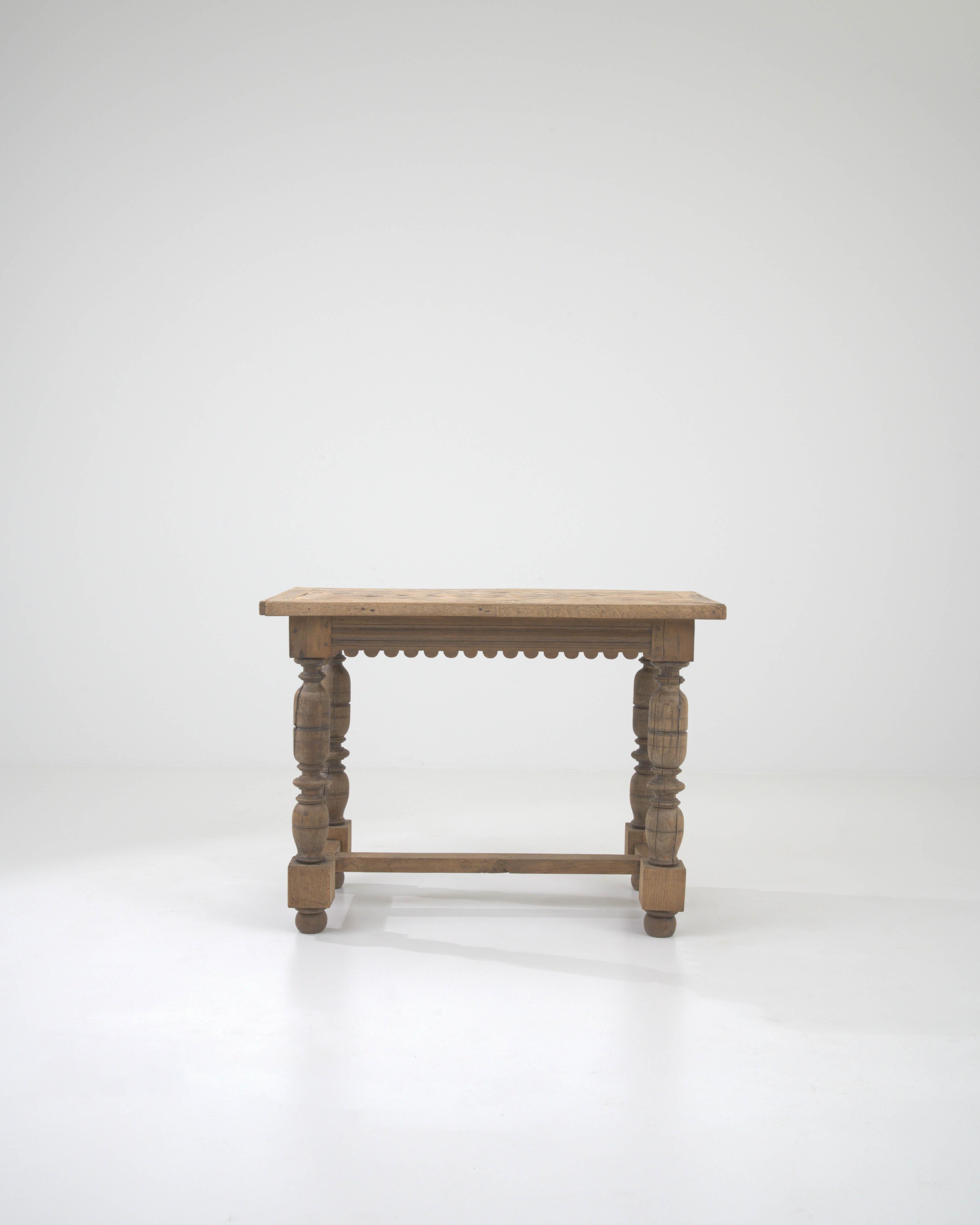 19th Century Belgian Wooden Side Table 6