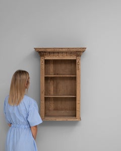 19th Century Belgian Wooden Wall Shelf
