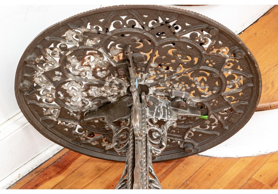 19th Century Belle Époque Era Open Iron Work Side Table  For Sale 2