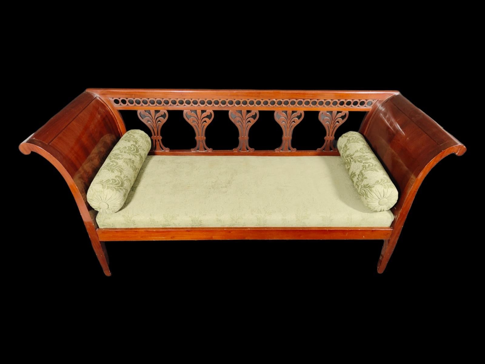 BENCH EN MAHOGANY DU 19{}E{} SIÈCLE  en vente 1