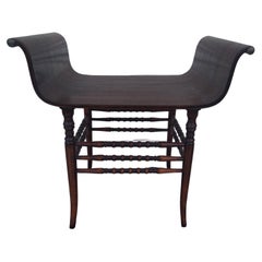 19th Century Bentwood Bobbin Vanity Stool