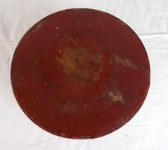 19th Century Bentwood Box in Red Paint