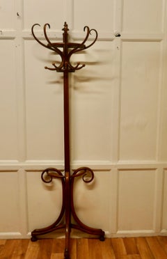 19th Century Bentwood Flat Back Hall Stand