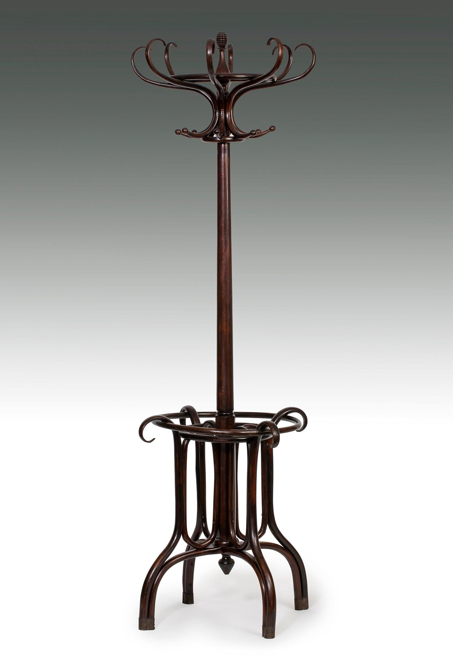 19th Century Bentwood Hat & Coat Stand In Excellent Condition For Sale In Dublin 8, IE