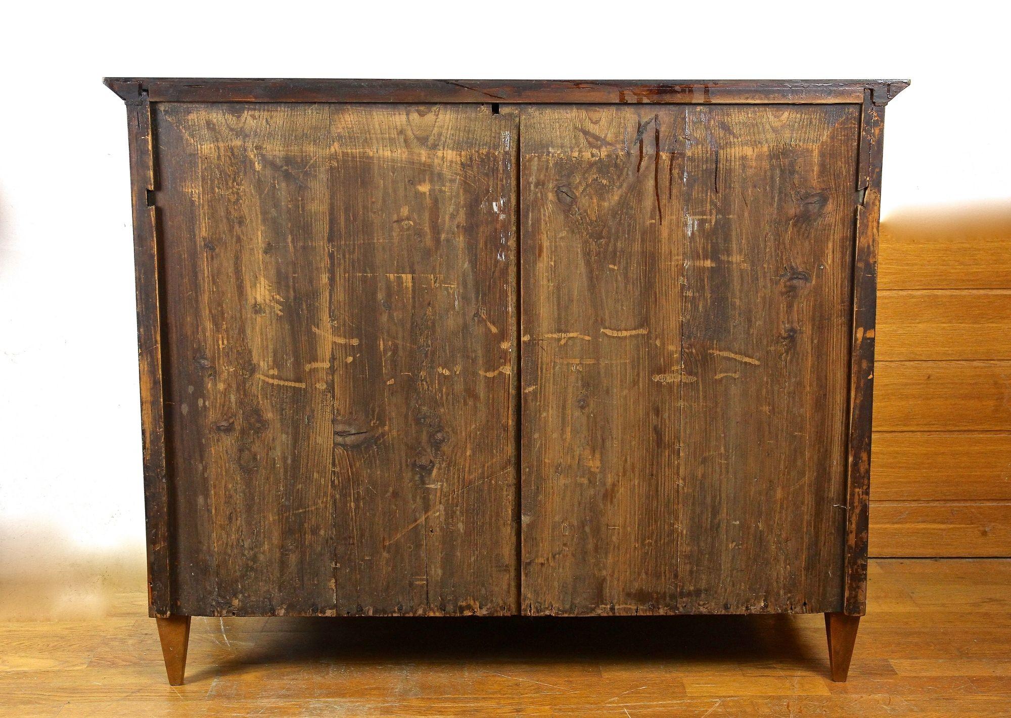 19th Century Biedemeier Nutwood Commode/ Trumeau , Austria circa 1825 in vendita 4
