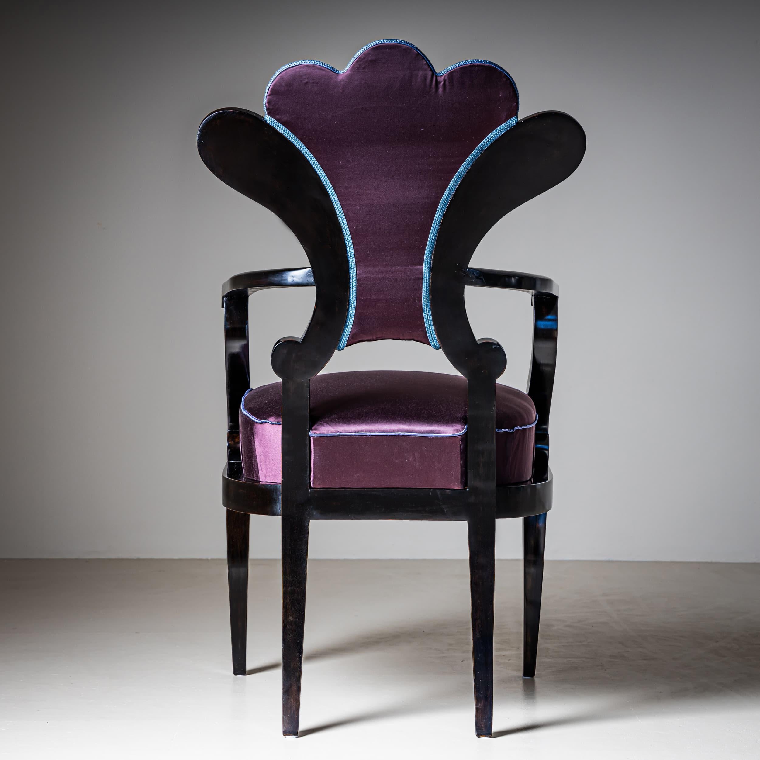 19th Century Biedermeier Armchair, Austria For Sale 1