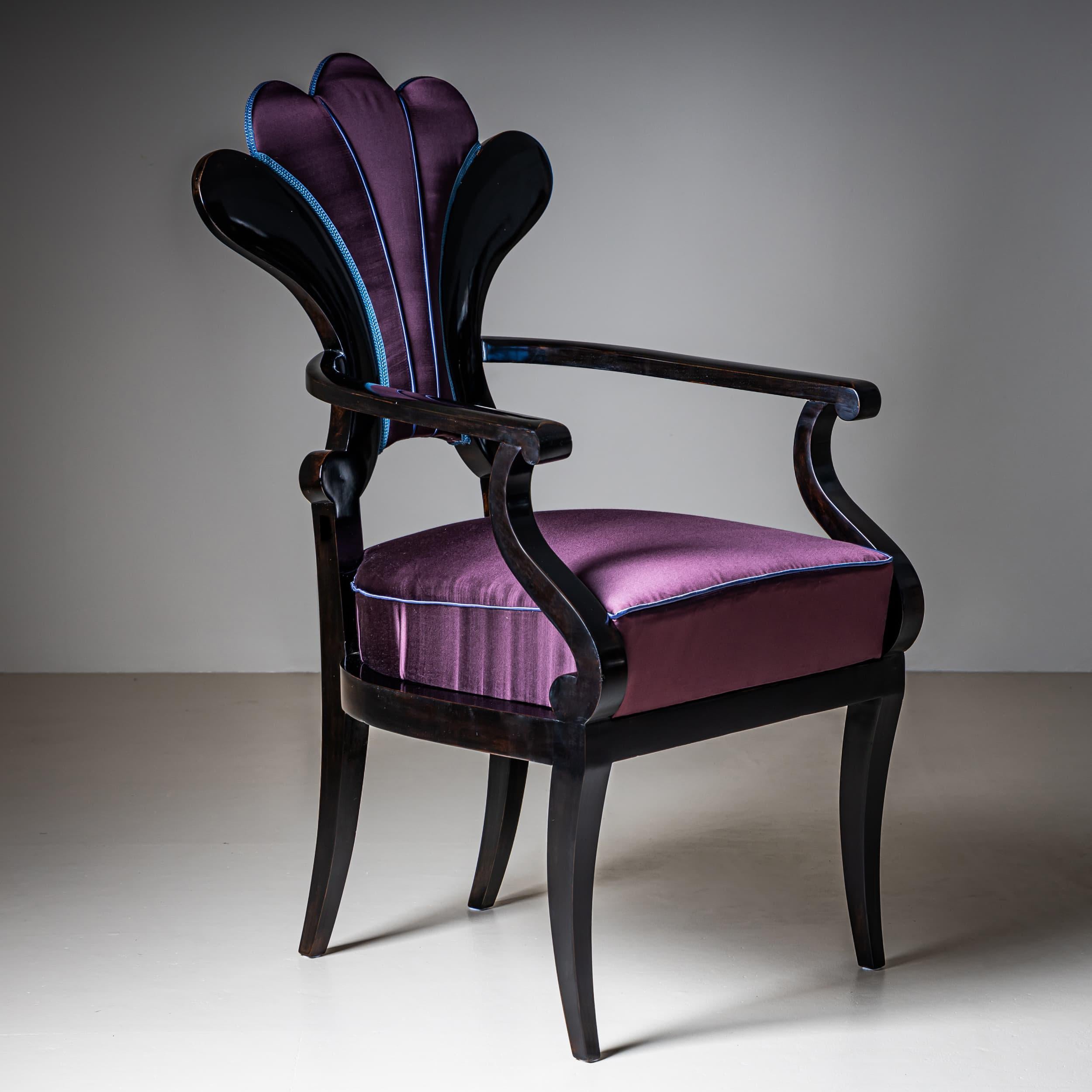 19th Century Biedermeier Armchair, Austria For Sale 4
