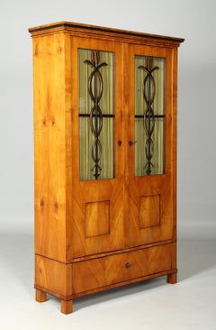 19th Century Biedermeier Bookcase, Southern Germany or Austria, circa 1825