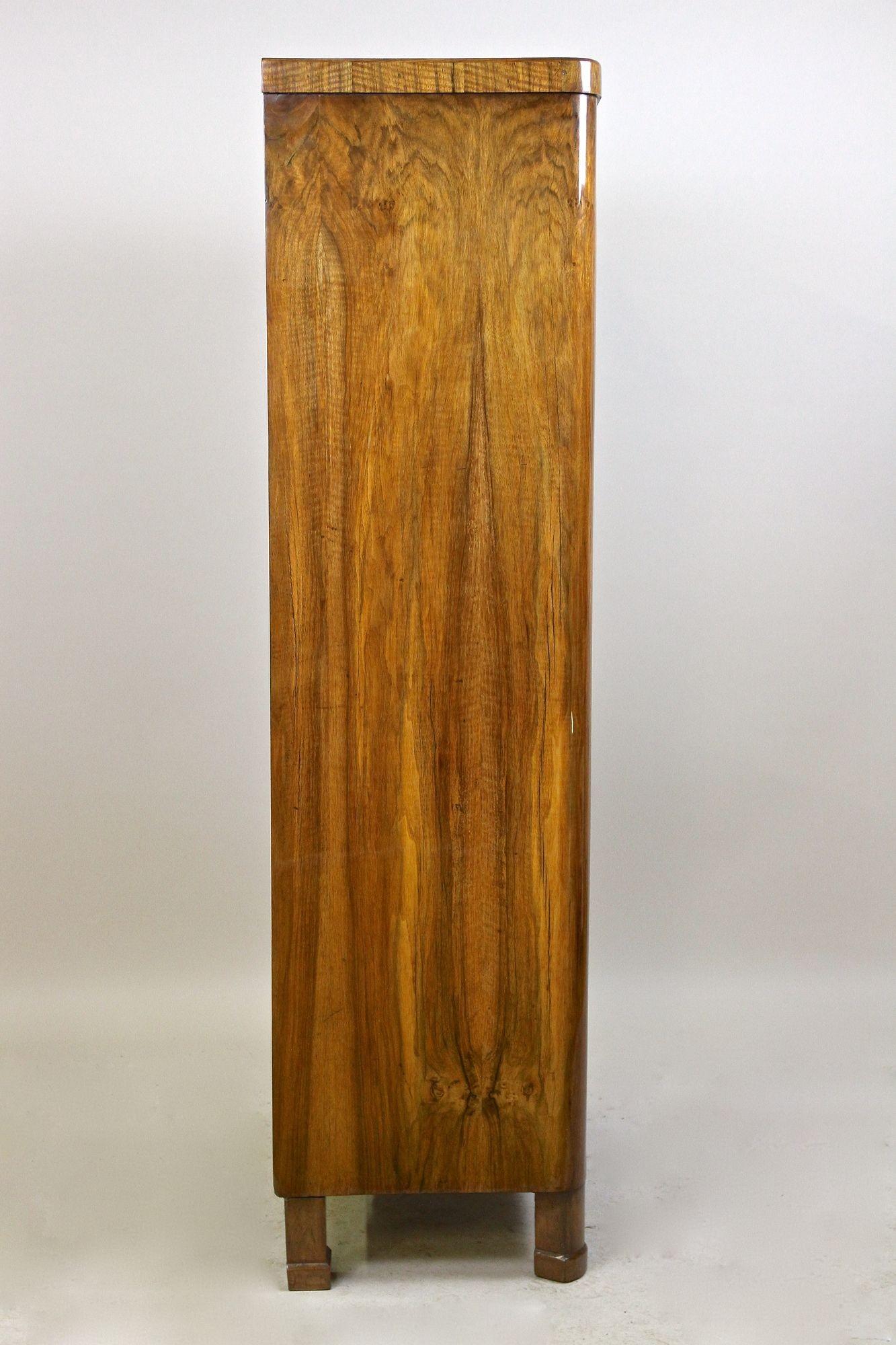 Armario Biedermeier con cajón del siglo XIX, madera de nogal, Austria circa 1850 en venta 9