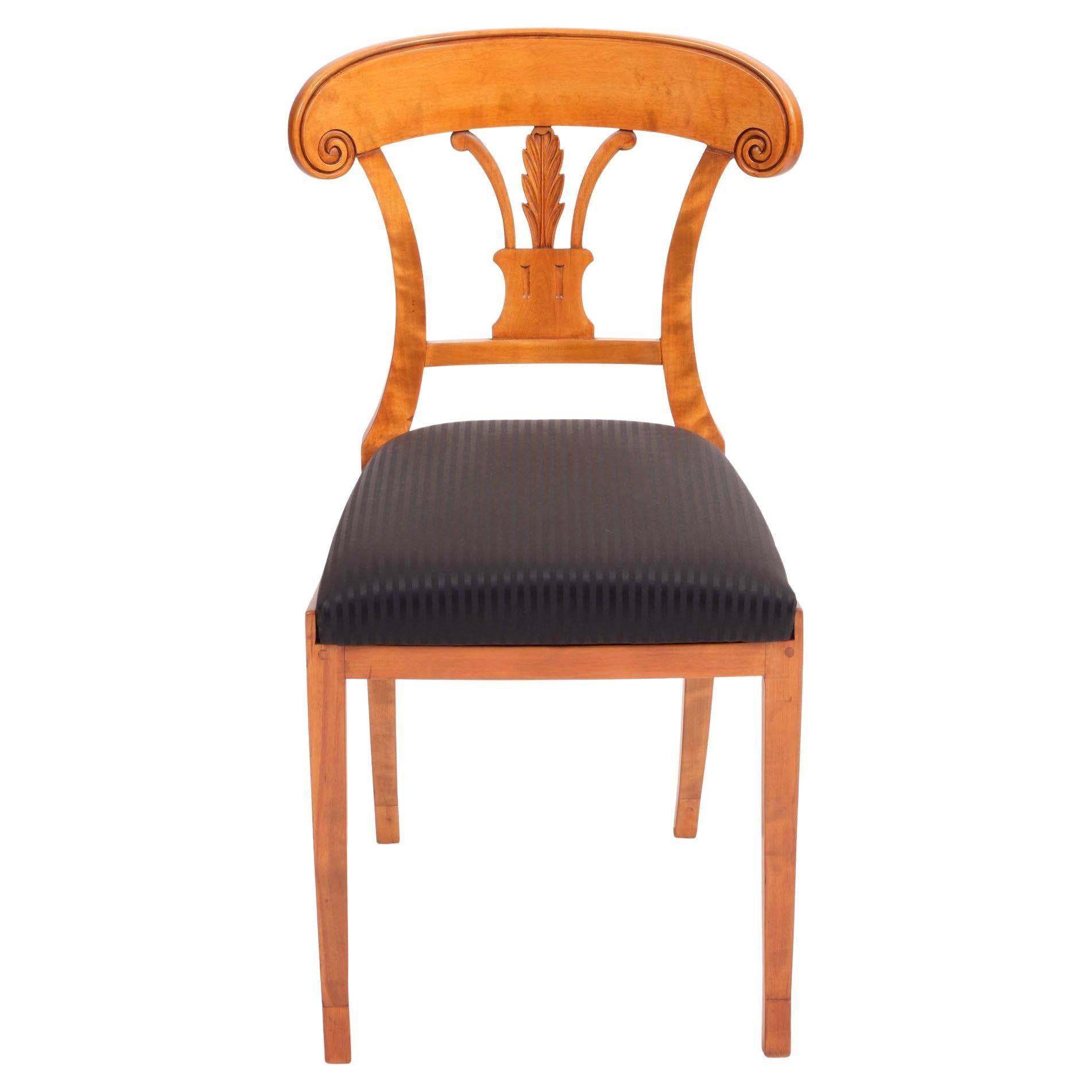 19th Century Biedermeier Chair Cherrywood around 1820